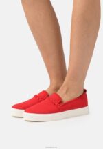 Anna Field kvinner slip-ons rød P266L1197