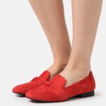 Anna Field kvinner slip-ons rød P266L1821