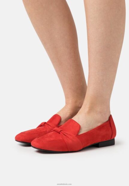 Anna Field kvinner slip-ons rød P266L1821