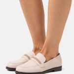 Anna Field kvinner slip-ons rosa gull P266L1809