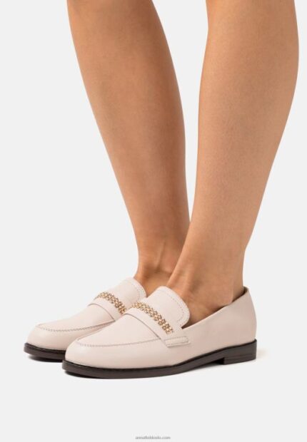 Anna Field kvinner slip-ons rosa gull P266L1809