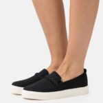 Anna Field kvinner slip-ons svart P266L1221