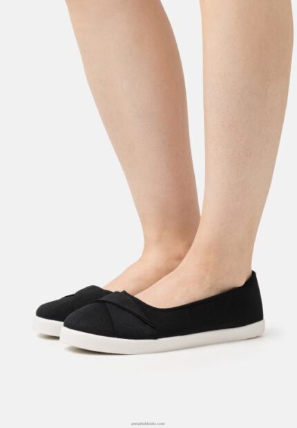 Anna Field kvinner slip-ons svart P266L1812