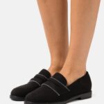 Anna Field kvinner slip-ons svart P266L1813