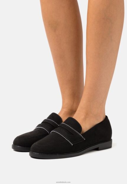 Anna Field kvinner slip-ons svart P266L1813