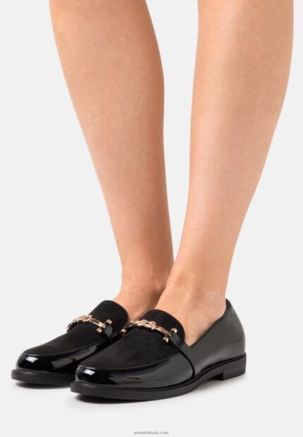 Anna Field kvinner slip-ons svart P266L1824
