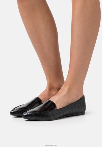 Anna Field kvinner slip-ons svart P266L1828