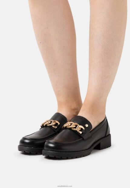 Anna Field kvinner slip-ons svart P266L1832