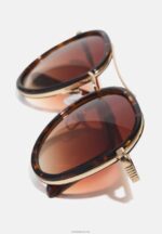 Anna Field kvinner solbriller brune P266L2700 - Bilde 4