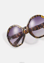 Anna Field kvinner solbriller brune P266L2704 - Bilde 4