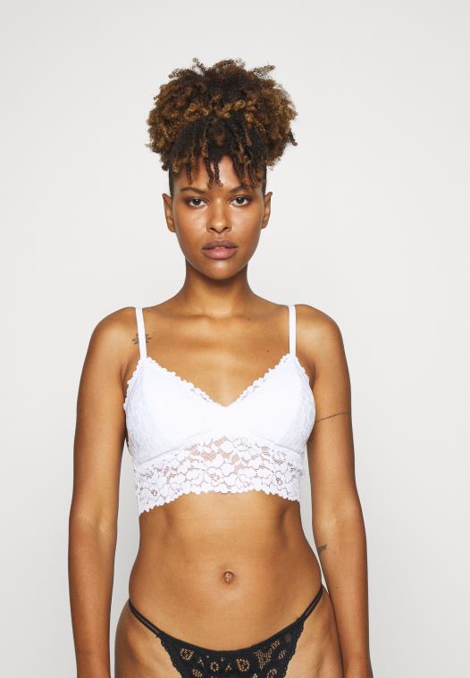 Anna Field kvinner stella 2pp trekant bralette trekant bh hvit P266L921 - Bilde 3