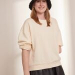Anna Field kvinner sweatshirt beige P266L758
