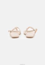 Anna Field kvinner t-bar sandaler beige P266L1511 - Bilde 4