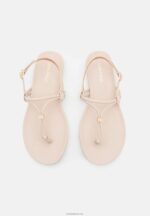Anna Field kvinner t-bar sandaler beige P266L1511 - Bilde 6