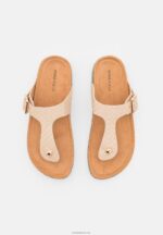 Anna Field kvinner t-bar sandaler beige P266L1539 - Bilde 6