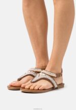 Anna Field kvinner t-bar sandaler beige P266L1540