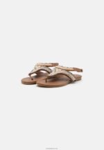 Anna Field kvinner t-bar sandaler beige P266L1540 - Bilde 3