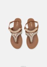 Anna Field kvinner t-bar sandaler beige P266L1540 - Bilde 6