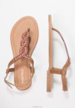 Anna Field kvinner t-bar sandaler brune P266L1519 - Bilde 3