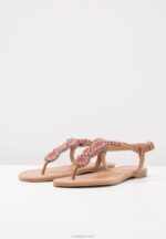 Anna Field kvinner t-bar sandaler brune P266L1519 - Bilde 4