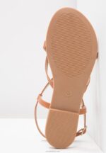 Anna Field kvinner t-bar sandaler cognac P266L1508 - Bilde 6
