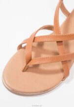 Anna Field kvinner t-bar sandaler cognac P266L1508 - Bilde 7
