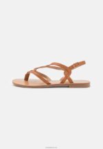 Anna Field kvinner t-bar sandaler cognac P266L1527 - Bilde 2