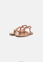 Anna Field kvinner t-bar sandaler cognac P266L1527 - Bilde 3