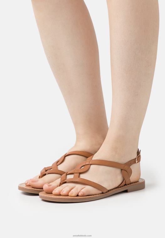 anna_field_kvinner_t_bar_sandaler_cognac_p266l1527.jpg Anna Field kvinner t-bar sandaler cognac P266L1527 - Bilde 1