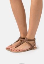 Anna Field kvinner t-bar sandaler cognac P266L1537