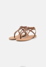 Anna Field kvinner t-bar sandaler cognac P266L1537 - Bilde 3