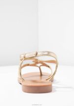 Anna Field kvinner t-bar sandaler gull P266L1499 - Bilde 6