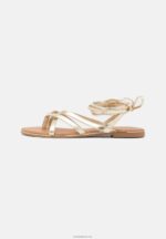 Anna Field kvinner t-bar sandaler gull P266L1509 - Bilde 2