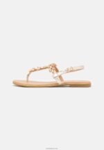 Anna Field kvinner t-bar sandaler gull P266L1517 - Bilde 2