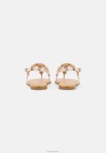 Anna Field kvinner t-bar sandaler gull P266L1517 - Bilde 4