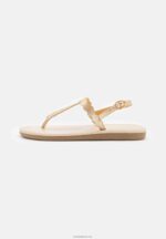 Anna Field kvinner t-bar sandaler gull P266L1518 - Bilde 2