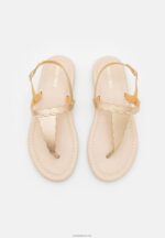 Anna Field kvinner t-bar sandaler gull P266L1518 - Bilde 6
