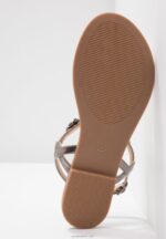 Anna Field kvinner t-bar sandaler gunmetall P266L1515 - Bilde 7