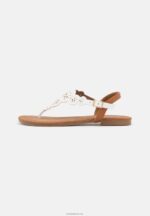 Anna Field kvinner t-bar sandaler hvite P266L1496 - Bilde 2