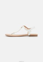 Anna Field kvinner t-bar sandaler hvite P266L1505 - Bilde 2