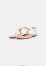 Anna Field kvinner t-bar sandaler hvite P266L1505 - Bilde 3