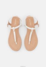 Anna Field kvinner t-bar sandaler hvite P266L1505 - Bilde 6