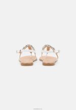 Anna Field kvinner t-bar sandaler hvite P266L1528 - Bilde 4