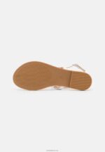 Anna Field kvinner t-bar sandaler hvite P266L1528 - Bilde 5