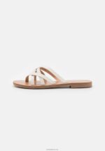 Anna Field kvinner t-bar sandaler hvite P266L1544 - Bilde 2