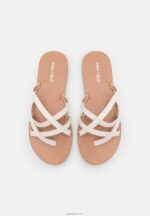 Anna Field kvinner t-bar sandaler hvite P266L1544 - Bilde 6