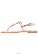 Anna Field kvinner t-bar sandaler i rosa gull P266L1497 - Bilde 2