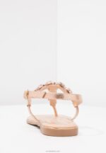 Anna Field kvinner t-bar sandaler i rosa gull P266L1497 - Bilde 5