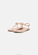 Anna Field kvinner t-bar sandaler i rosa gull P266L1534 - Bilde 2