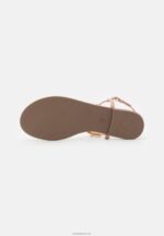 Anna Field kvinner t-bar sandaler i rosa gull P266L1534 - Bilde 4